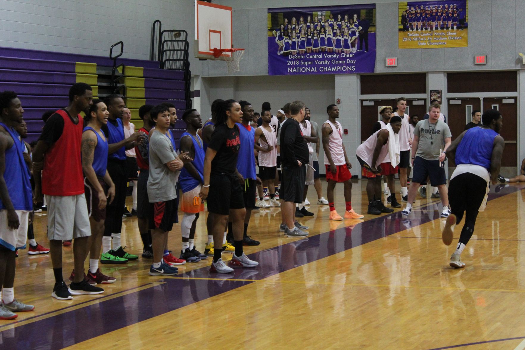 Hustle hold tryouts at DeSoto Central